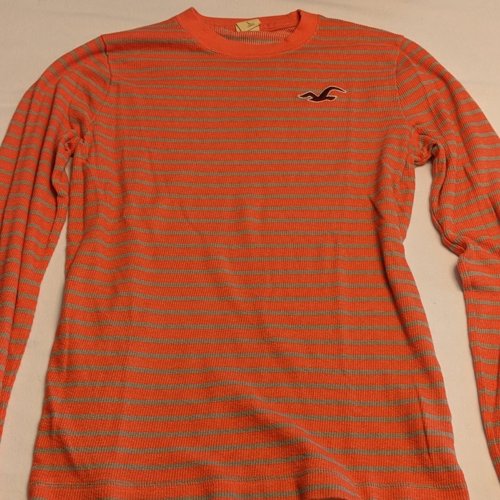 Orange Hollister long sleeve